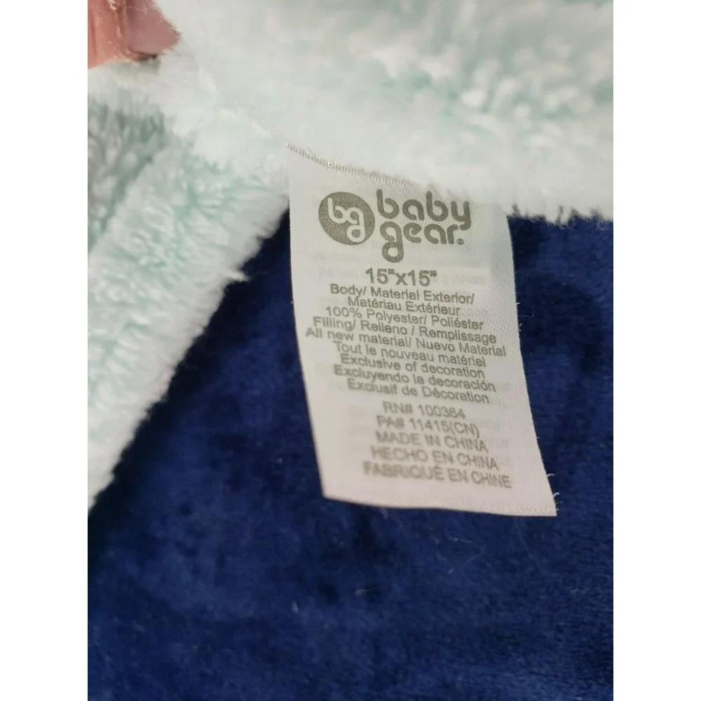 Baby Gear Unisex Lovey Baby Blanket‎ Security Bear Cloud So Sweet Star Aqua Gray